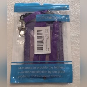 Wisdompro Purple Badge Holder